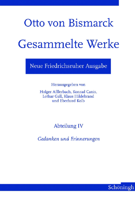 Gedanken und Erinnerungen