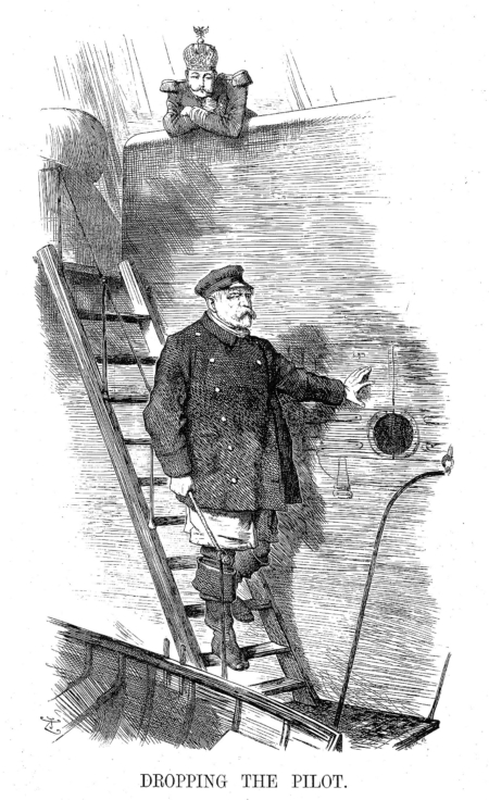 Ein Steuermann, kein Lotse: Vor 130 Jahren erschien „Dropping the pilot